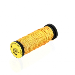 Filo laminato Kreinik giapponese per il ricamo d'oro -7 -Burnished Gold (220J)x10m