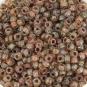 Perline Matubo 10/0 2,1 mm - Crystal Picasso x10 g