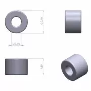 Perline Matubo 10/0 2,1 mm - Crystal Picasso x10 g