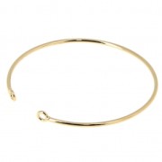 Bracciale rigido 2 anellini 53X51 mm Dorato con oro finox1|raw }}
