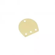 Distanziatore/Chandelier multi foro in ottone 13x14 mm light gold x1