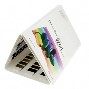 Tavola di colori fili in poliestere Vega per il chiacchierino x1