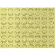 1000 etichette adesive piccole 14x8 mm con il marchio Gold filled