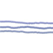 Perline Heishi in pasta polimerica  5x1 mm Blu x39 cm