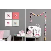 Assortimento di 10 pompon rotondi in poliestere 15 mm - Multicolore