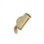 Perline Miyuki e punta Delica 10 mm - Oro opaco x1