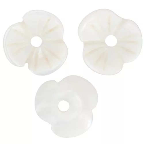 Fiore Madreperla 10 mm Naturale x1