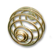 Gabbia per perline mm. 10 dorato x1|raw }}