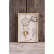 Cerchio nudo in metallo per acchiappasogni e abat-jour 15cm oro antico