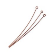 Chiodo ad occhiello mm. 70x0.7 duro rame antico x10