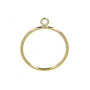 Pendente cerchio 15 mm Gold filled x1