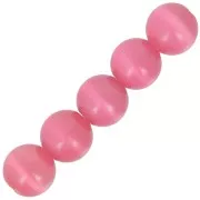 Occhio di gatto mm. 8 rosa x10