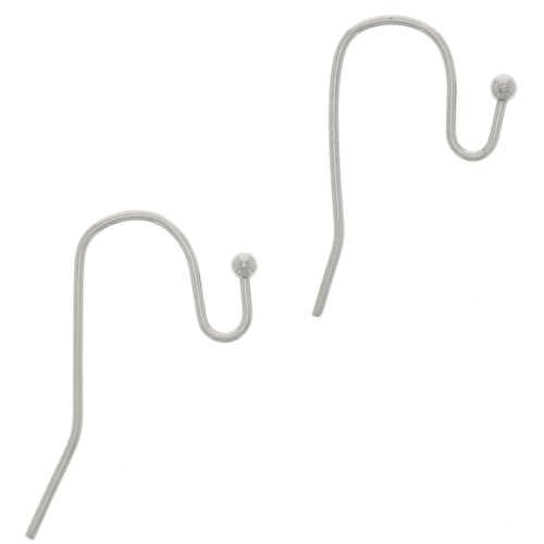 Ganci per orecchini 12 mm Acciaio Inox x16
