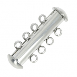 Chiusura 4 file scorrevole 26 mm Acciaio Inox x1