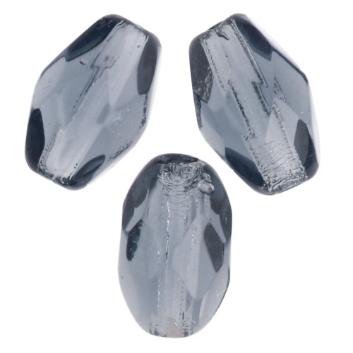 Olive sfaccettate 6x4 mm Montana Blue x25