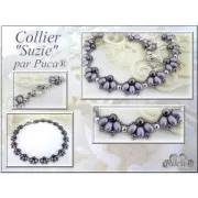 Perle in vetro Samos® par Puca® 5x7mm Opaque Light Rose Ceramic Look x10g