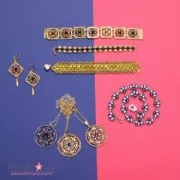 Perle in vetro Samos® par Puca® 5x7mm Opaque Beige Ceramic Look x10g