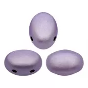 Perle in vetro Samos® par Puca® 5x7mm Purple Metallic Mat x10g