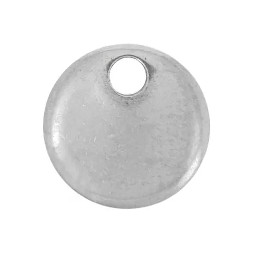 Zecchini rotondi da 6 mm - medaglia in acciaio inossidabile 303L da incidere x4