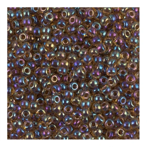 Rocaille Miyuki 11/0 357 - Lt Topaz AB Root Beer Lined
