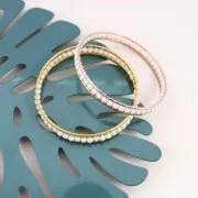Perla perlacea Swarovski 5810 4 mm White Pearl, confezione da 500 pezzi
