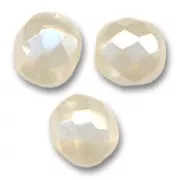 Sfaccettate mm 8 Cream Pearl x20