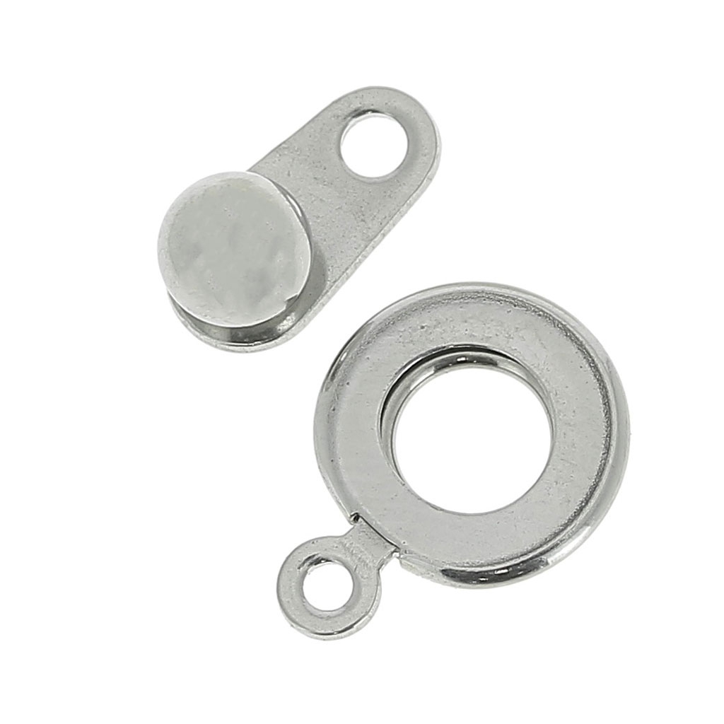 Orecchini Oro Giallo 18K (750) A Cuore Con Circoniti - 7 Mm, Chiusura A Pressione, Peso 0.6 Gr, In Astuccio - 3