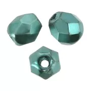 Sfaccettate mm. 4 Crystal Pearl Turquoise x50
