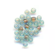 Rocaille Miyuki 11/0 351 - Luster Aqua Peach Lined