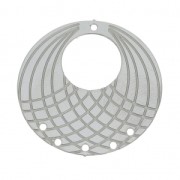 Distanziaotri/Chandeliers 6 fori da decorare 23 mm Acciaio inox x2|raw }}