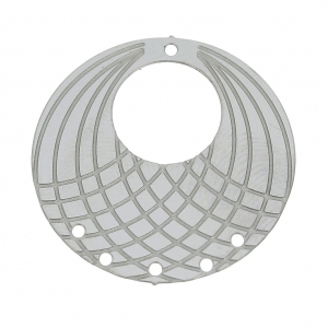 Distanziaotri/Chandeliers 6 fori da decorare 23 mm Acciaio inox x2