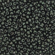 Perla Preciosa 11/0 2 mm - Nero lucido verde x 20 g