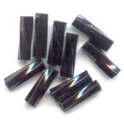 Bugles Twist Miyuki 6 mm TW-0401 - Black x10g|raw }}