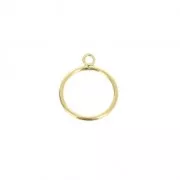 Base di montaggio e tessitura per la creazione di bijoux 15 mm Plaqué Or 3 microns