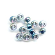 Rocaille Miyuki 8/0 283 - Crystal AB Black Lined