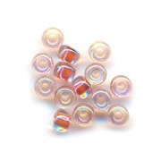 Rocaille Miyuki 8/0 275 - Crystal AB Dark Peach Lined