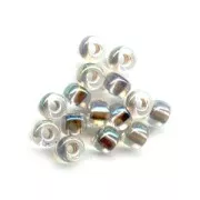 Rocaille Miyuki 8/0 2195- Crystal AB Taupe Lined