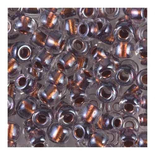 Rocaille Miyuki 6/0 3206 - Magic Crystal Copper Plum Lined