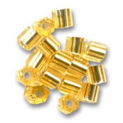 Rocaille Miyuki 8/0 Hex Cut 3 - Gold Silver Lined|raw }}