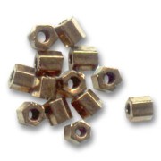Perline Miyuki 8/0 Hex Cut 457 - Bronzo scuro metallizzato x8g