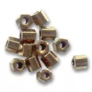 Perline Miyuki 8/0 Hex Cut 457 - Bronzo scuro metallizzato x8g