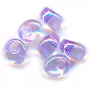 Magatama Miyuki mm. 4 MA4-2145 - Crystal AB Lilac Lined x10g