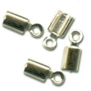 Chiudicordoncino tondo mm. 2.2 colore bronzo x10