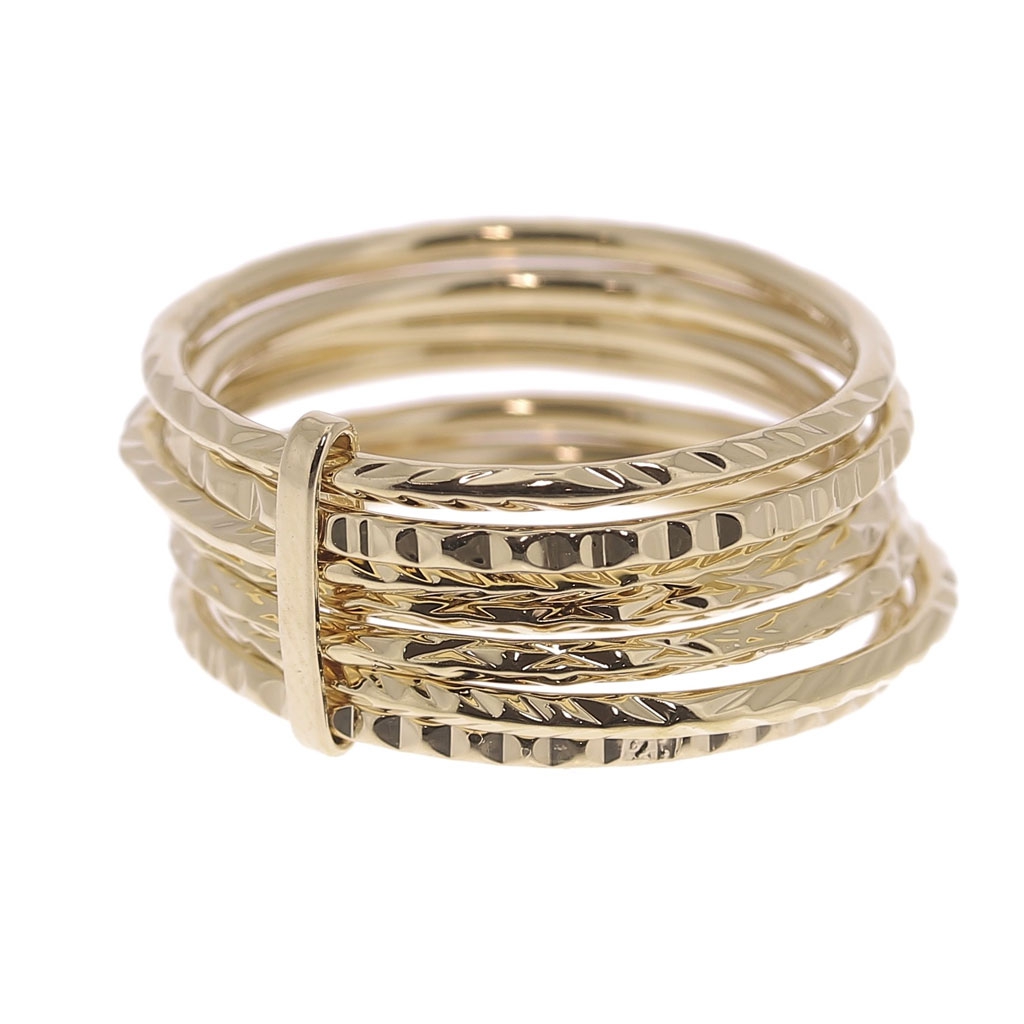 Anello Circles Con Fili Di Argento Turchese | Patricia Papenberg srl