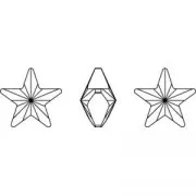 Cabochon PureCrystal 4745 Stella mm. 10 Crystal Vitrail Medium x1