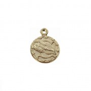 Ciondolo segno zodiacale - Scorpione 13mm Placcato Oro 3 microns x1