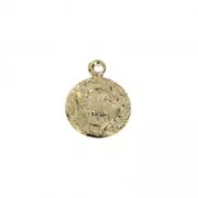 Ciondolo segno zodiacale - Capricorno 13mm Placcato Oro 3 microns