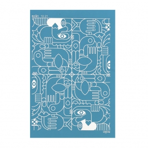 Silk Screen Moiko 74x105 mm - Astratto 10.21