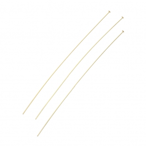 Chiodino con testa piatta mm. 76x1.5x0.5 in Gold filled x10
