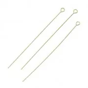 Chiodino con testa piatta mm. 40x0.4 in Gold filled x10